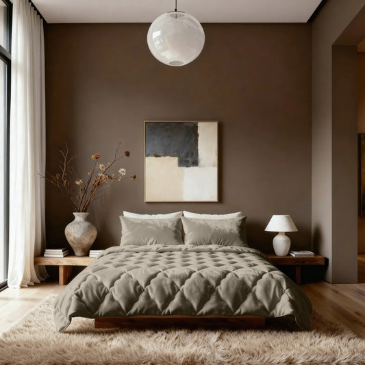 Zelesta Special Flanell Uni Bettdecke – Taupe