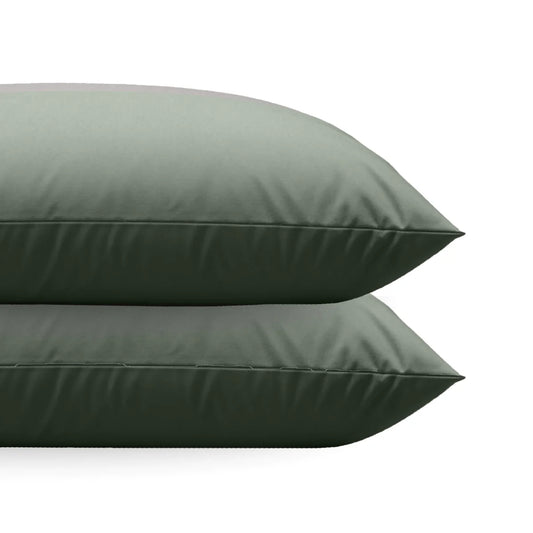 Zelesta Comfort Uni Diamond Kissenbezüge, 2er-Set – Grün