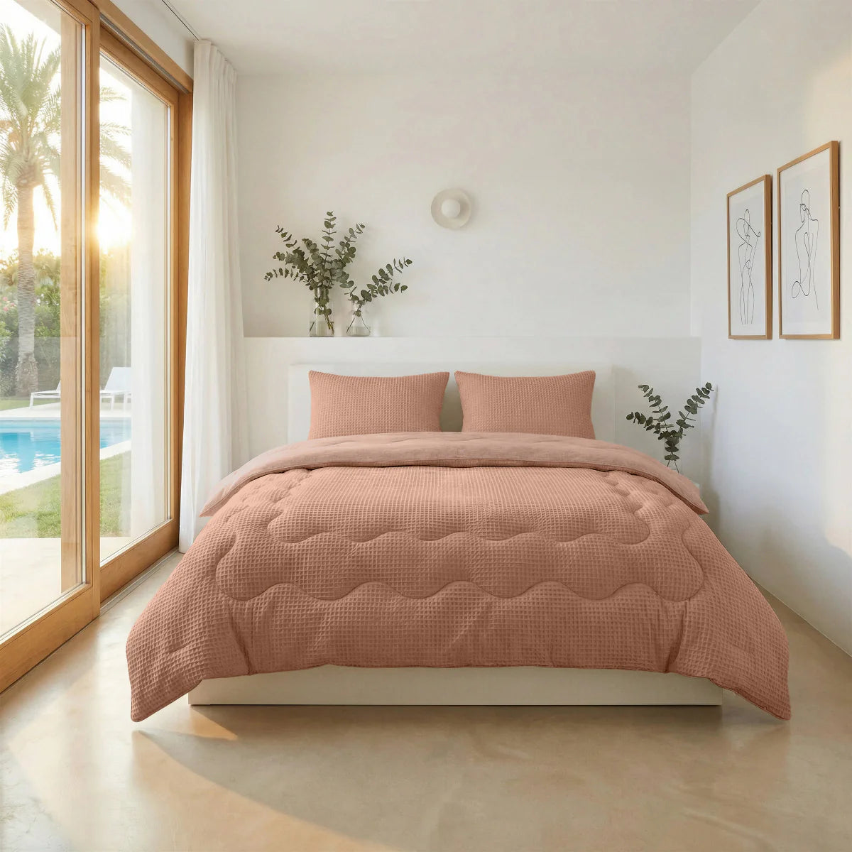 Zelesta Special Cooling Serene Summer Bettdecke – Terrakotta Pink