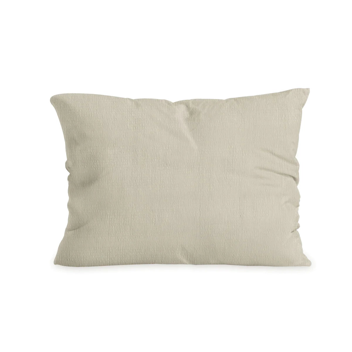 Zelesta Special Seersucker Kissenbezug-Set, 2 Stück – Mandelmilch Beige