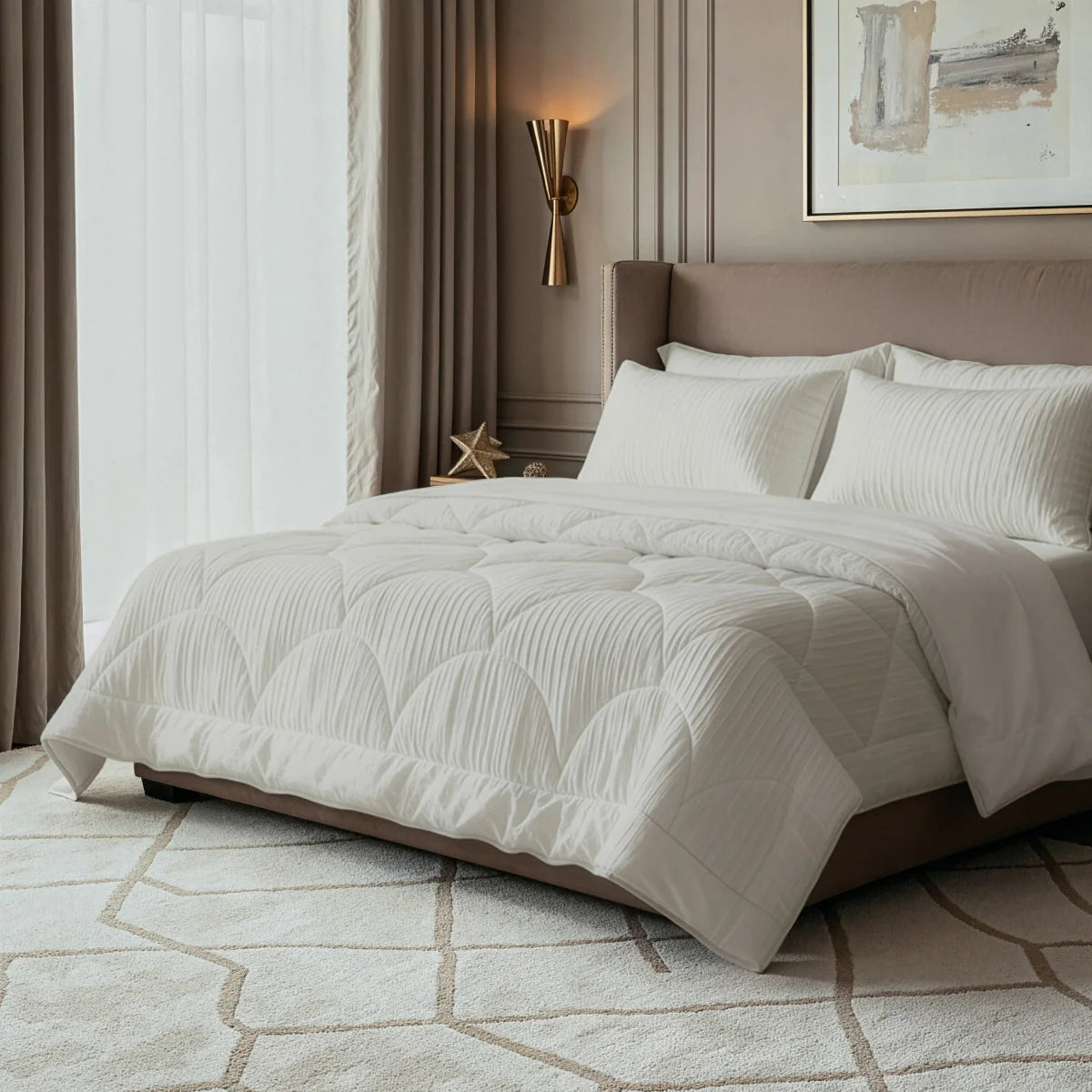 Zelesta Special Velvet Chic Bettdecke – Beige