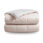Zelesta Deluxe Duo Bettdecke aus Perkal-Baumwolle – Seide & Creme