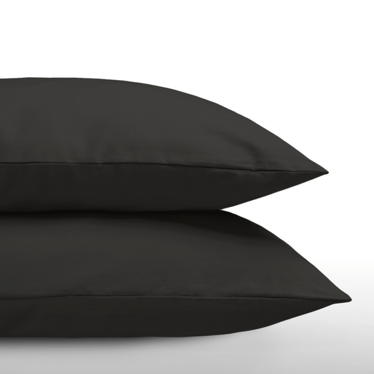 Zelesta Everyday Uni Kissenbezug-Set, 2 Stück – Schwarz